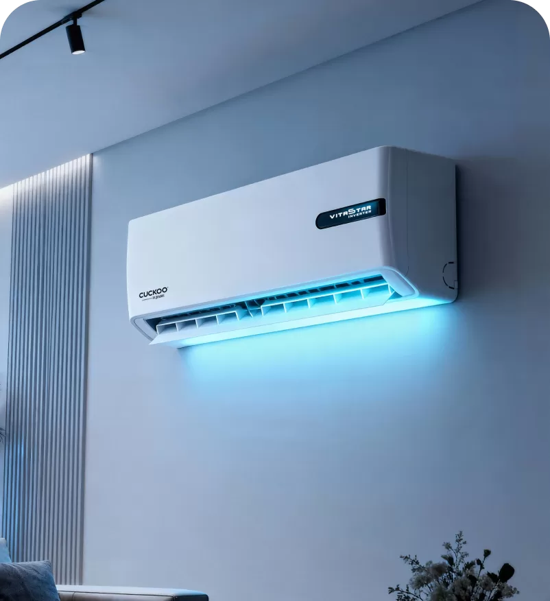 Vita-feature-02 CUCKOO VITA-S air conditioner installed in a modern Seremban home, providing cool and clean air